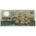 AUSTRALIA 1988 . TEN 10  DOLLARS BANKNOTE . FRASER/JOHNSTON . LAST PREFIX AB57